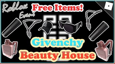 givenchy beauty house items roblox